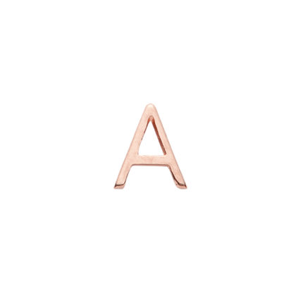 Letter A Locket Charm