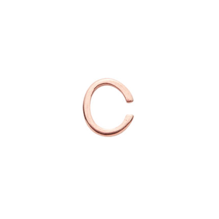 Letter C Locket Charm