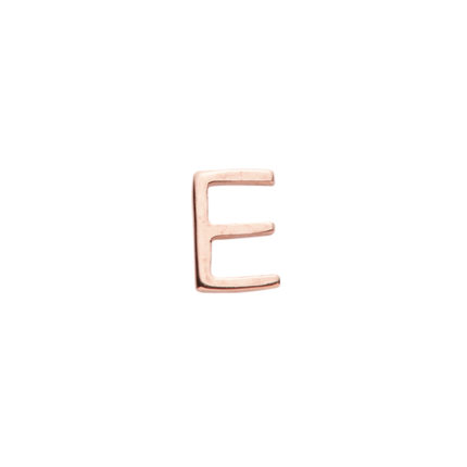 Letter E Locket Charm