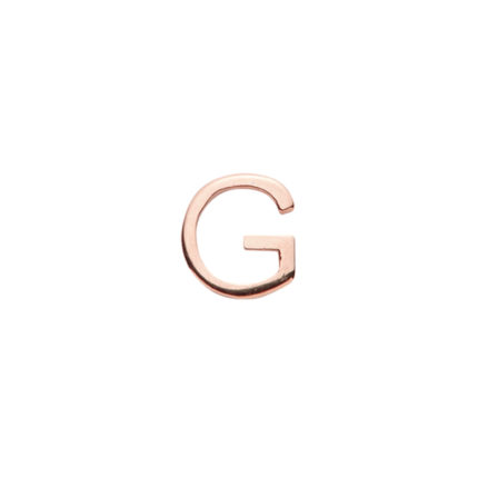 Letter G Locket Charm