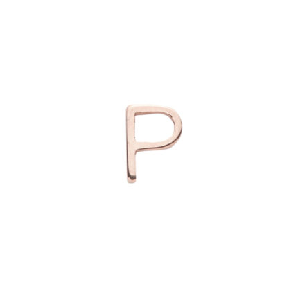 Letter P Locket Charm