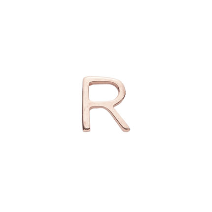 Letter R Locket Charm