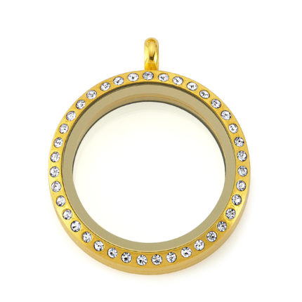 Swarovski Zircona Gold Lockets