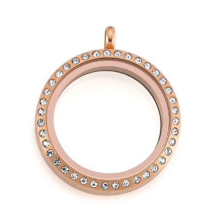 Swarovski Zircona Rose Gold Locket